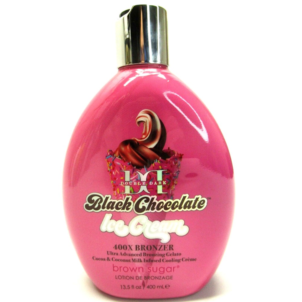 Brown Sugar Black Chocolate Ice Cream 400X Bronzer Tanning Lotion 13.5oz New